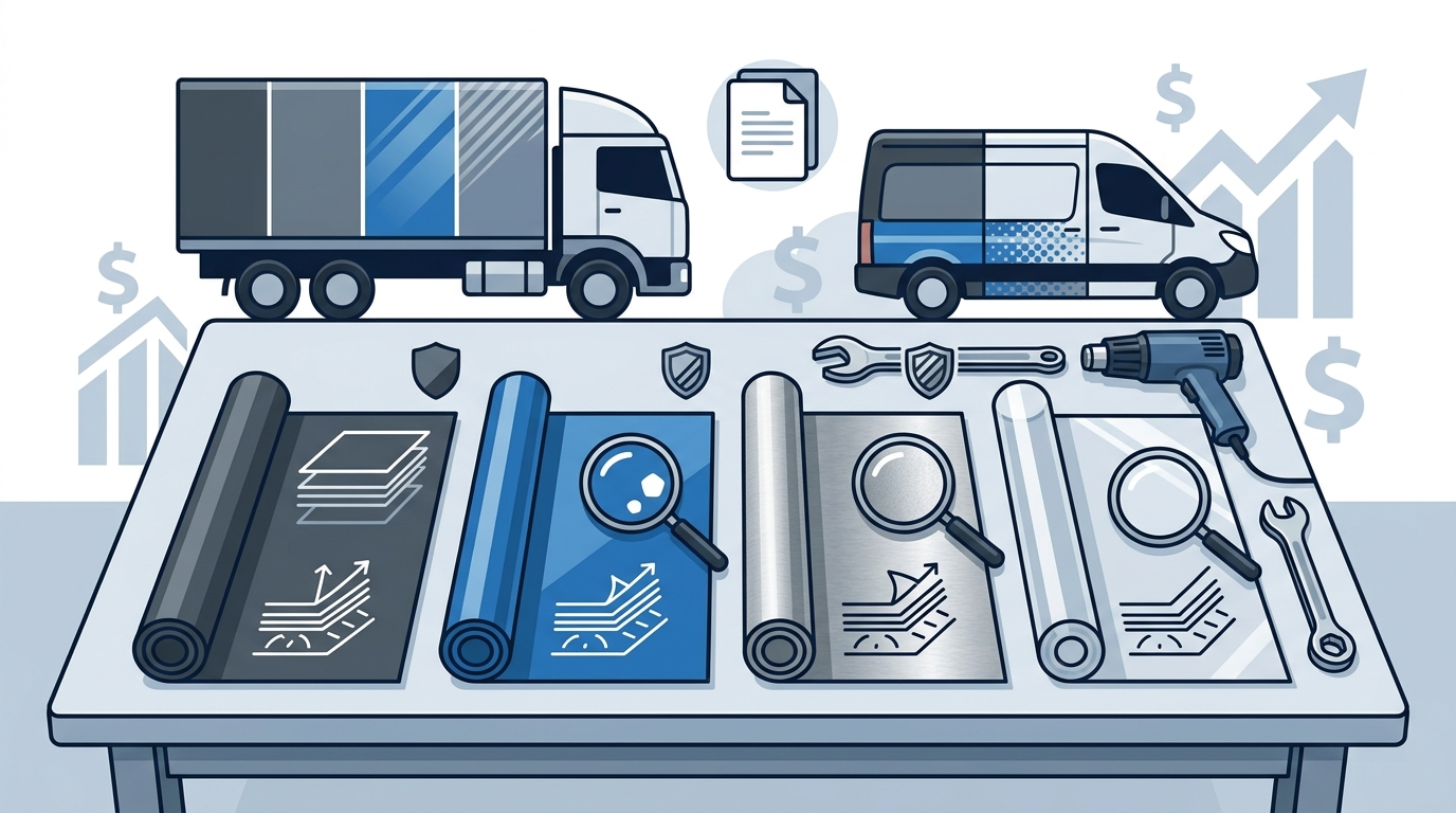 How to Choose Commercial Vehicle Wrap Materials