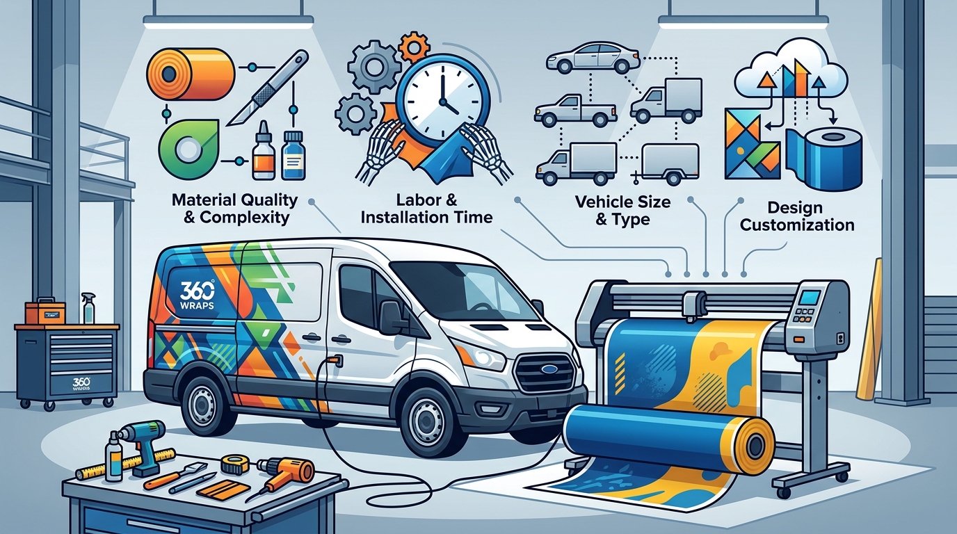 What Factors Influence the Total Cost of a Full Vehicle Wrap?