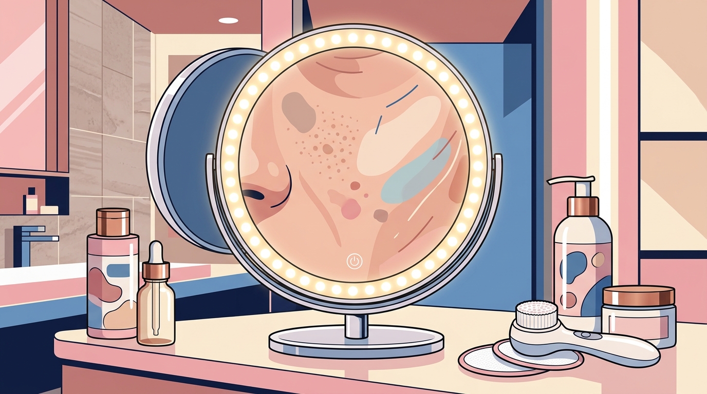 Benefits of LED Lighted Mirrors for Skin Care