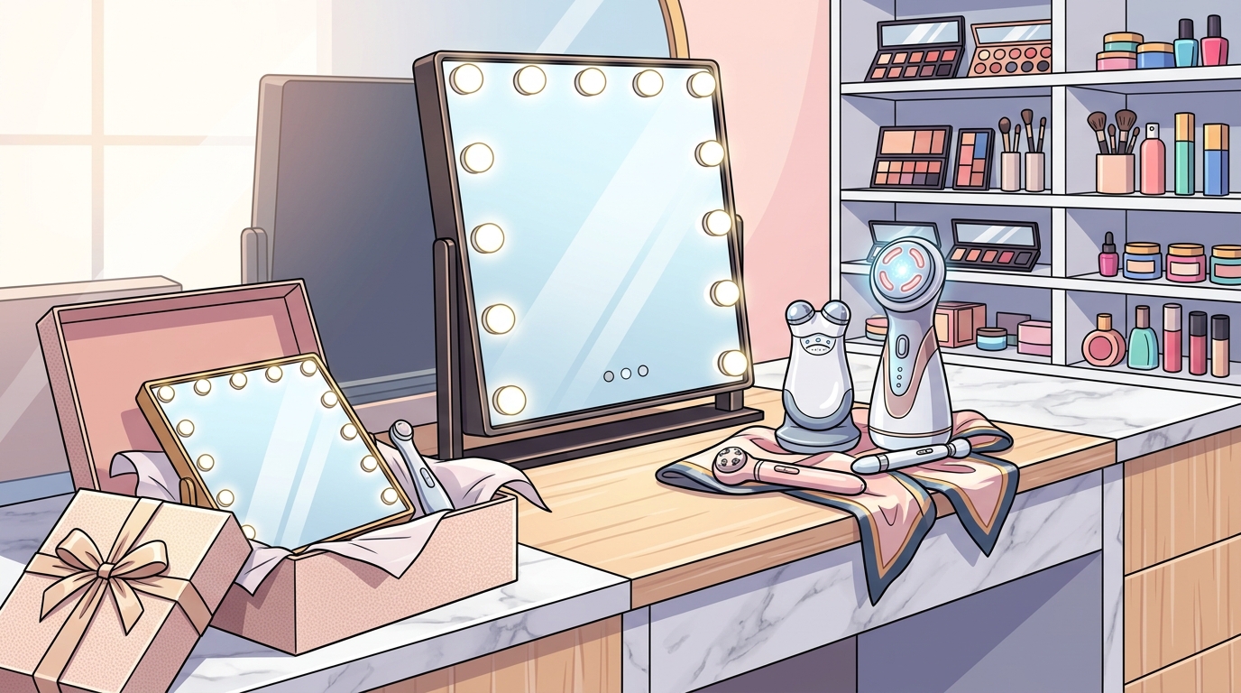 Best Beauty Gifts for Makeup Lovers: LED Mirrors & Tools