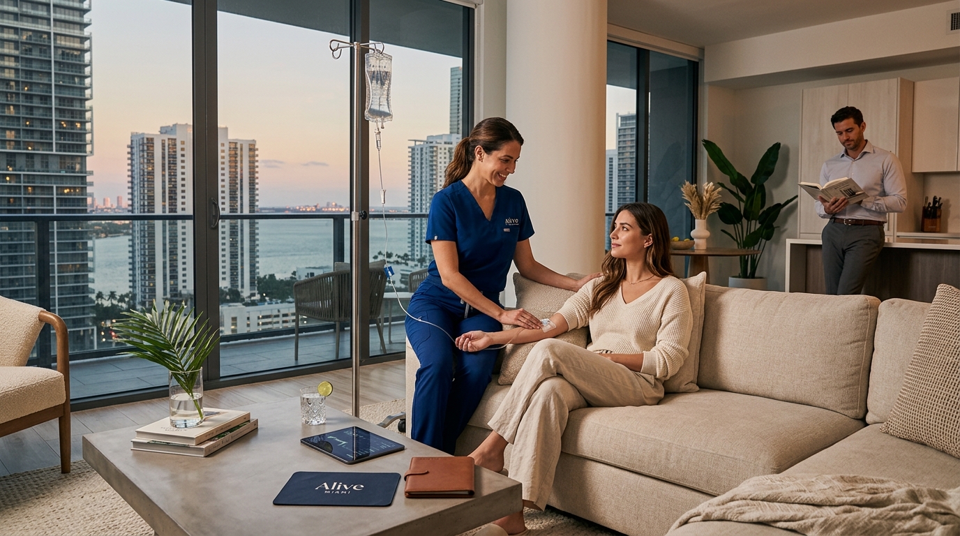 Who Offers Mobile IV Therapy in Miami or Brickell?
