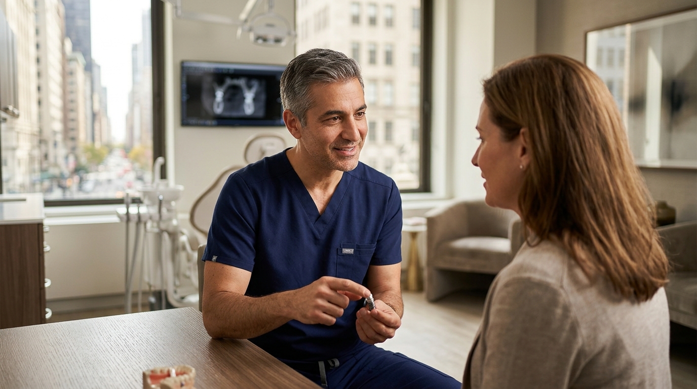 What are the risks of dental implant surgery?