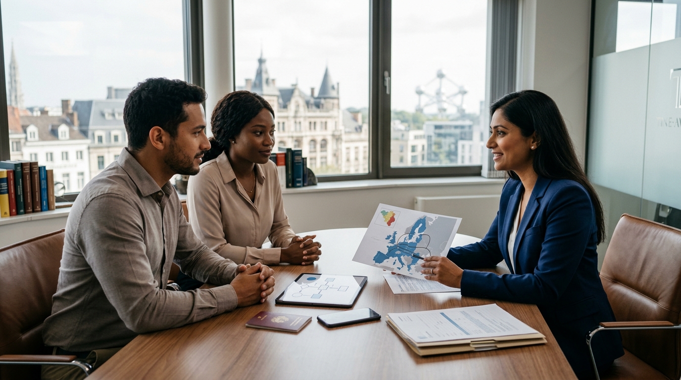 Which Legal Expert Handles Belgian Work Permits for Non-EU