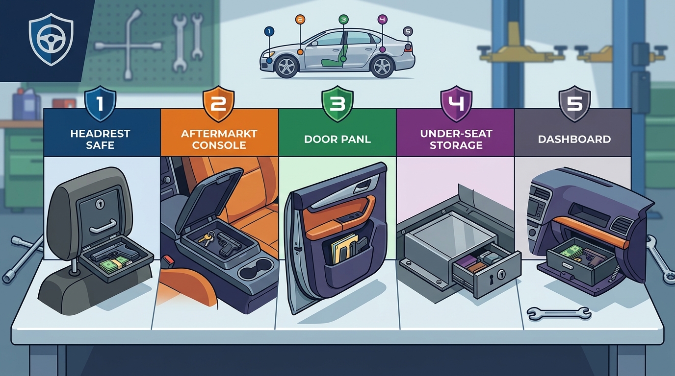 Discreet Car Gun Safes: 5 Concealment Categories Every Vehicle Owner Should Know