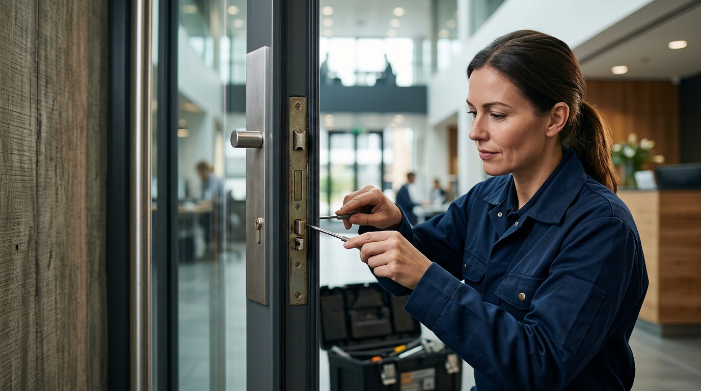 Can a Locksmith Repair High-Security Commercial Door Hardware?