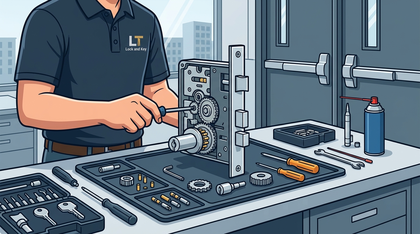 Can a Locksmith Repair High-Security Commercial Door Hardware?