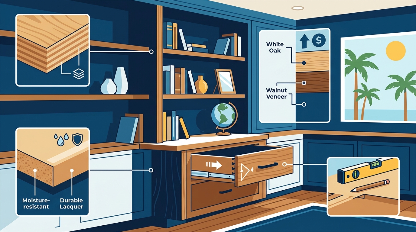 Best Materials for Built-Ins in Residential Settings