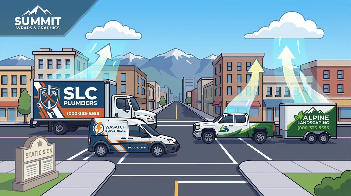 Where to Get Commercial Vehicle Wraps in Salt Lake County