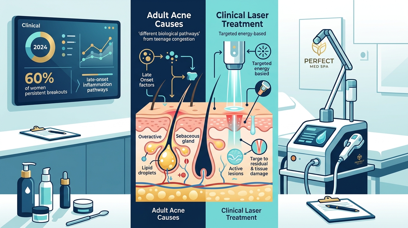 Why Adult Acne Happens and Best Laser Treatments to Clear It