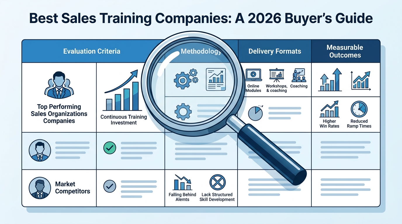 Best Sales Training Companies: A 2026 Buyer’s Guide