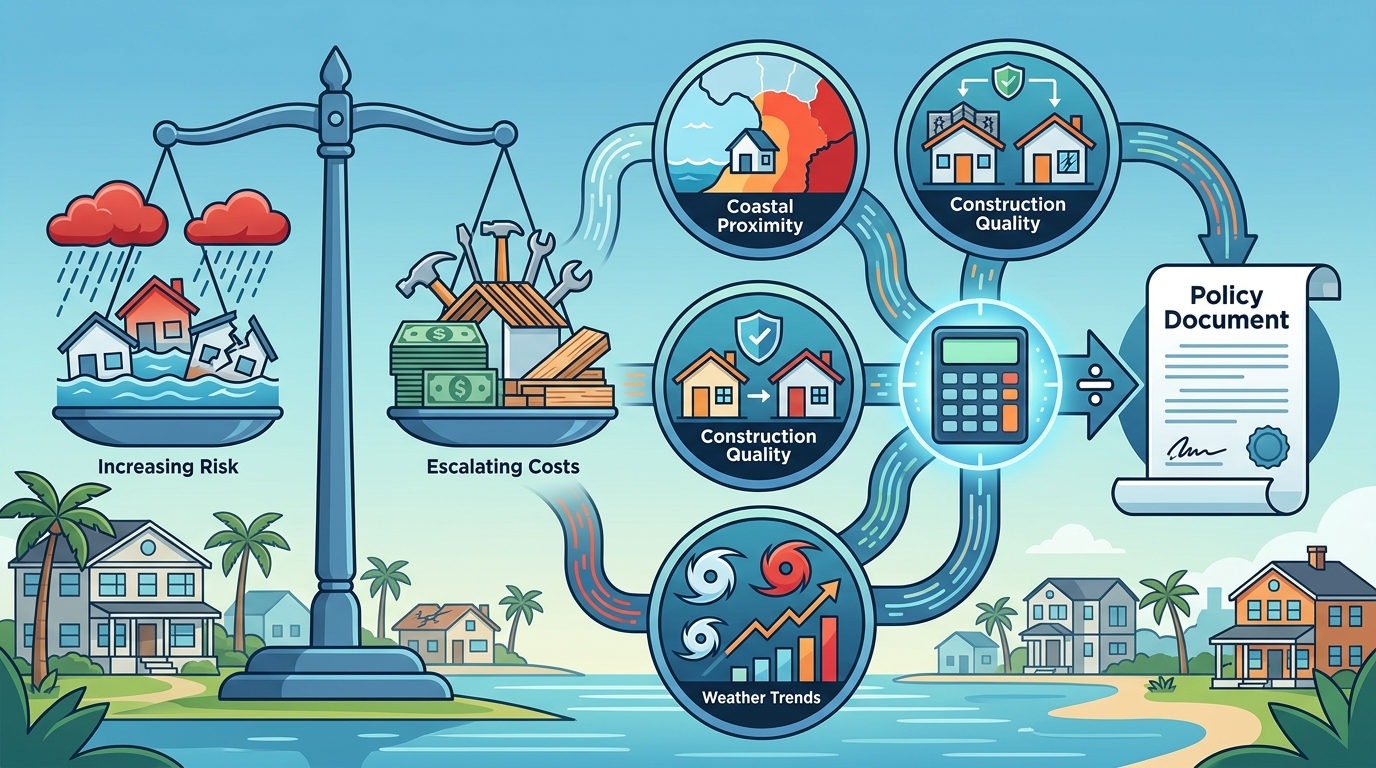 Factors Influencing Windstorm Premium Costs in Coastal Zones