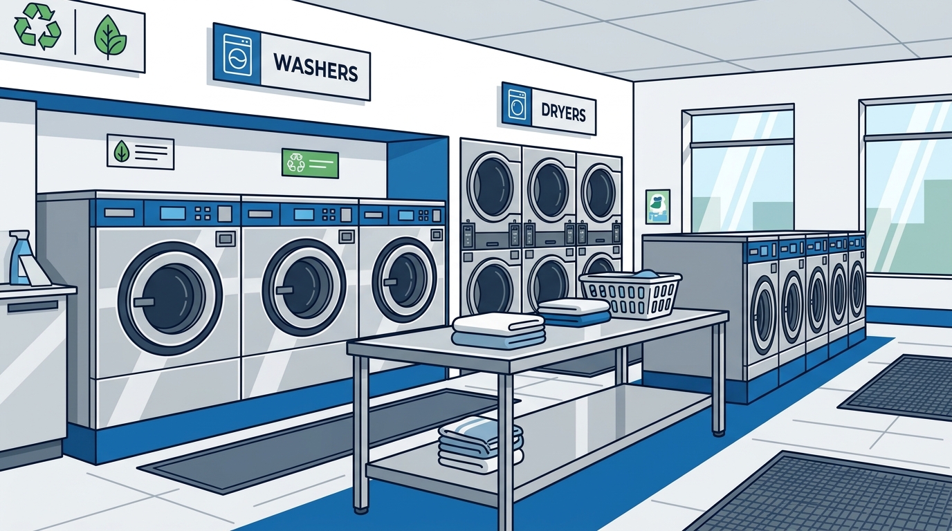 Modern Self-Service Laundromat Near Seattle | Lumin Laundry