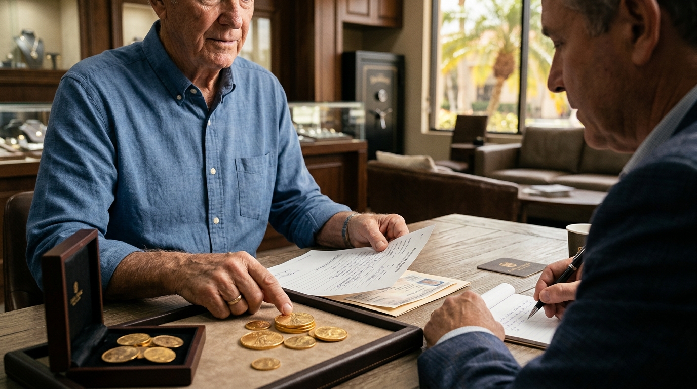 What Documents Are Needed to Sell Gold Coins Locally?