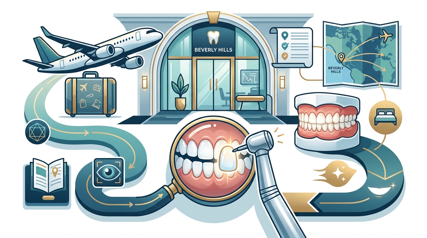Traveling to Beverly Hills for Porcelain Veneers: A Complete