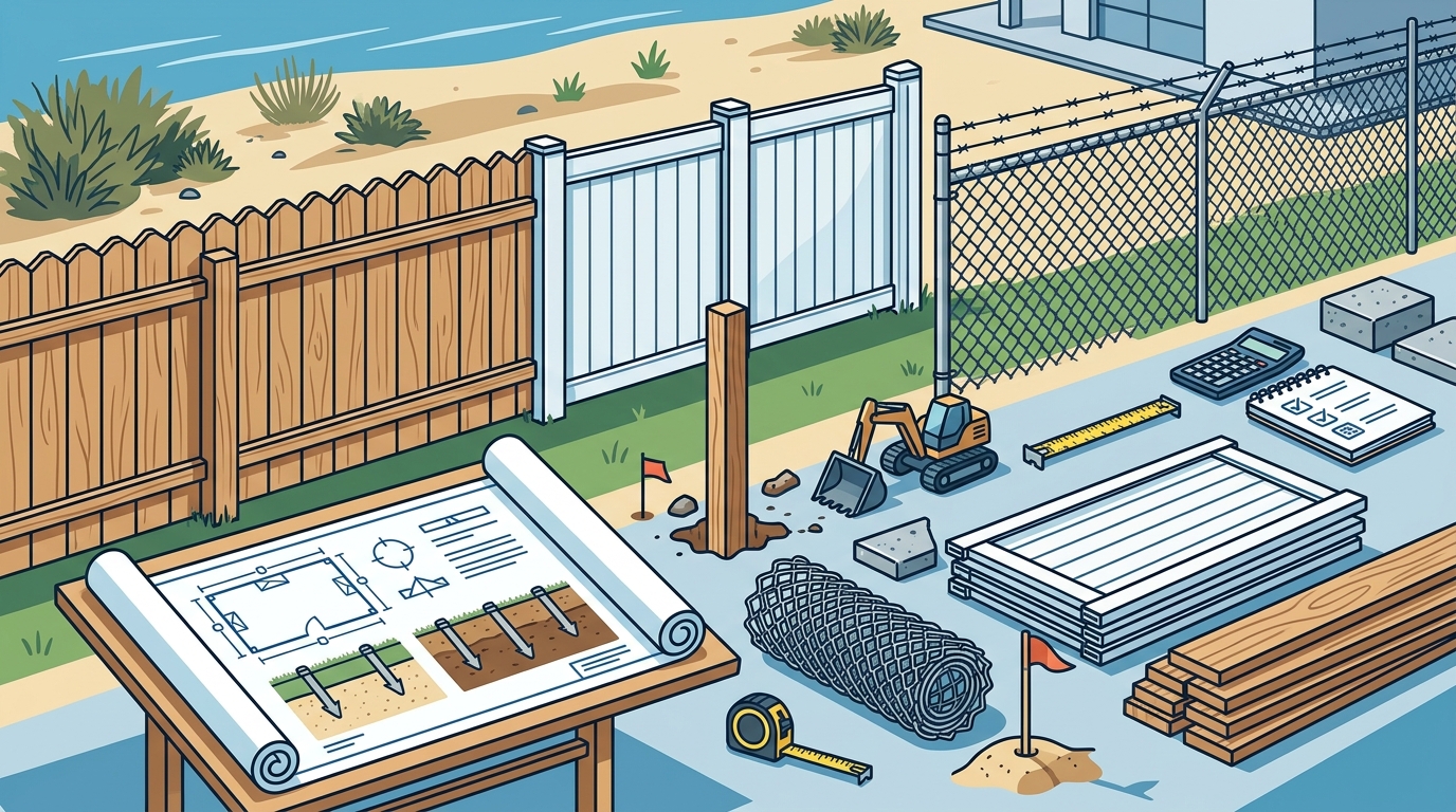 Fence Installation Costs for Small Businesses in Matagorda
