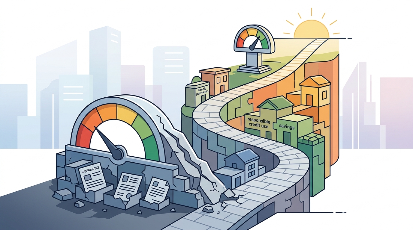 How Bankruptcy Affects Your Credit Score Long Term