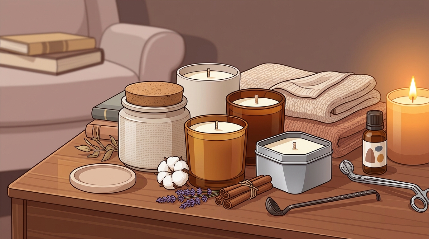 Best Handcrafted Candles for a Cozy Living Room