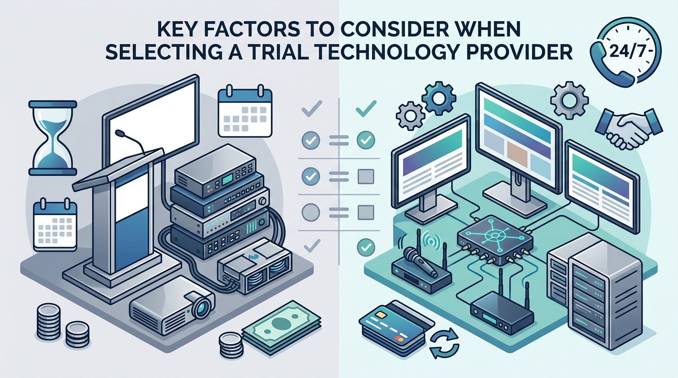 Key Factors to Consider When Selecting a Trial Technology Provid