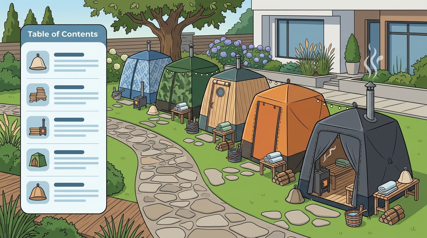 Top 5 Easy-Setup Tent Saunas for At-Home Relaxation from All Day