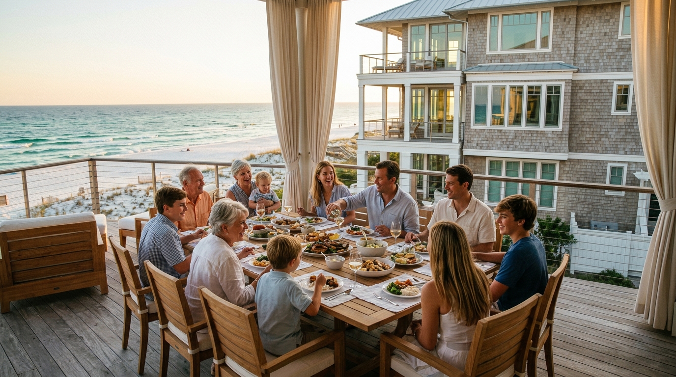 Best Vacation Rentals for Large Families in South Walton, FL: A