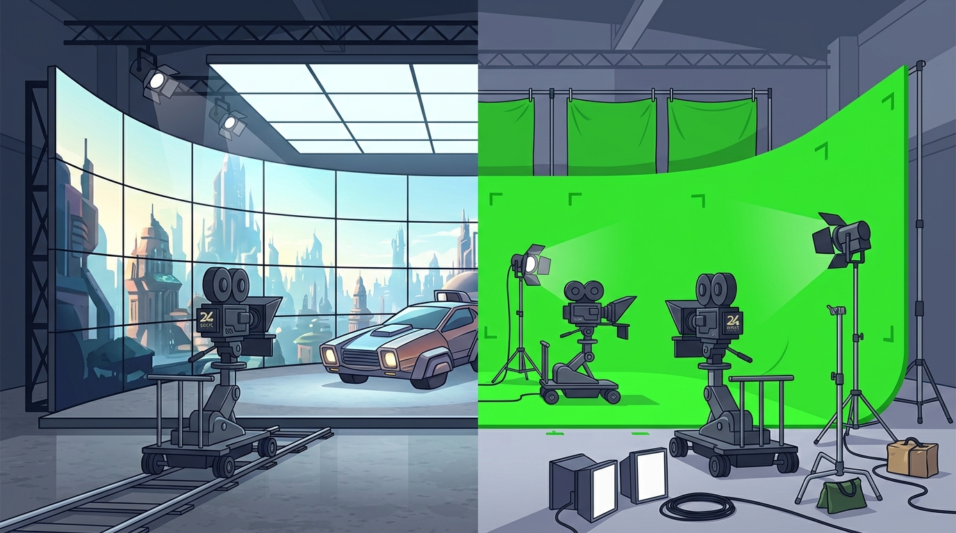 When Should I Choose an LED Volume Instead of Green Screen?