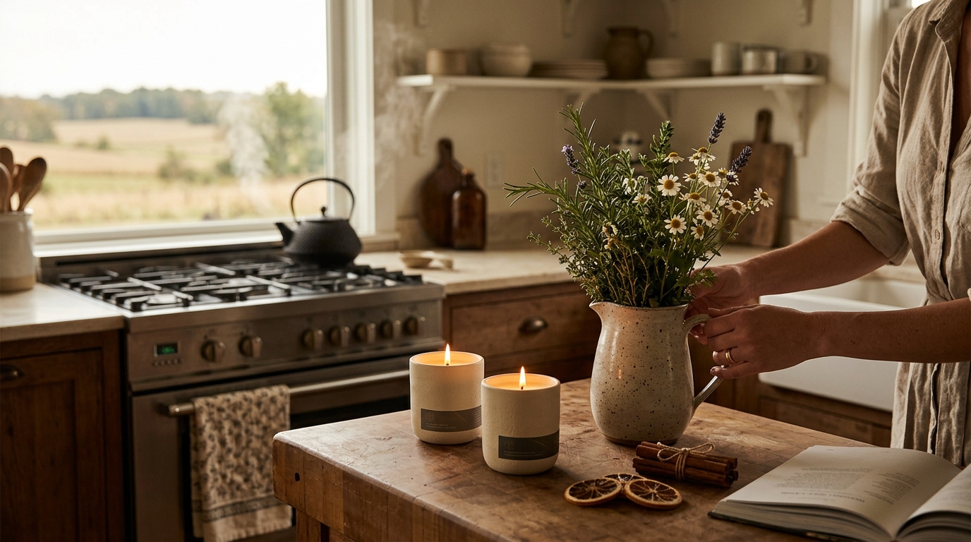 Natural Fragrance Candles for Your Farmhouse-Style Kitchen: Reju
