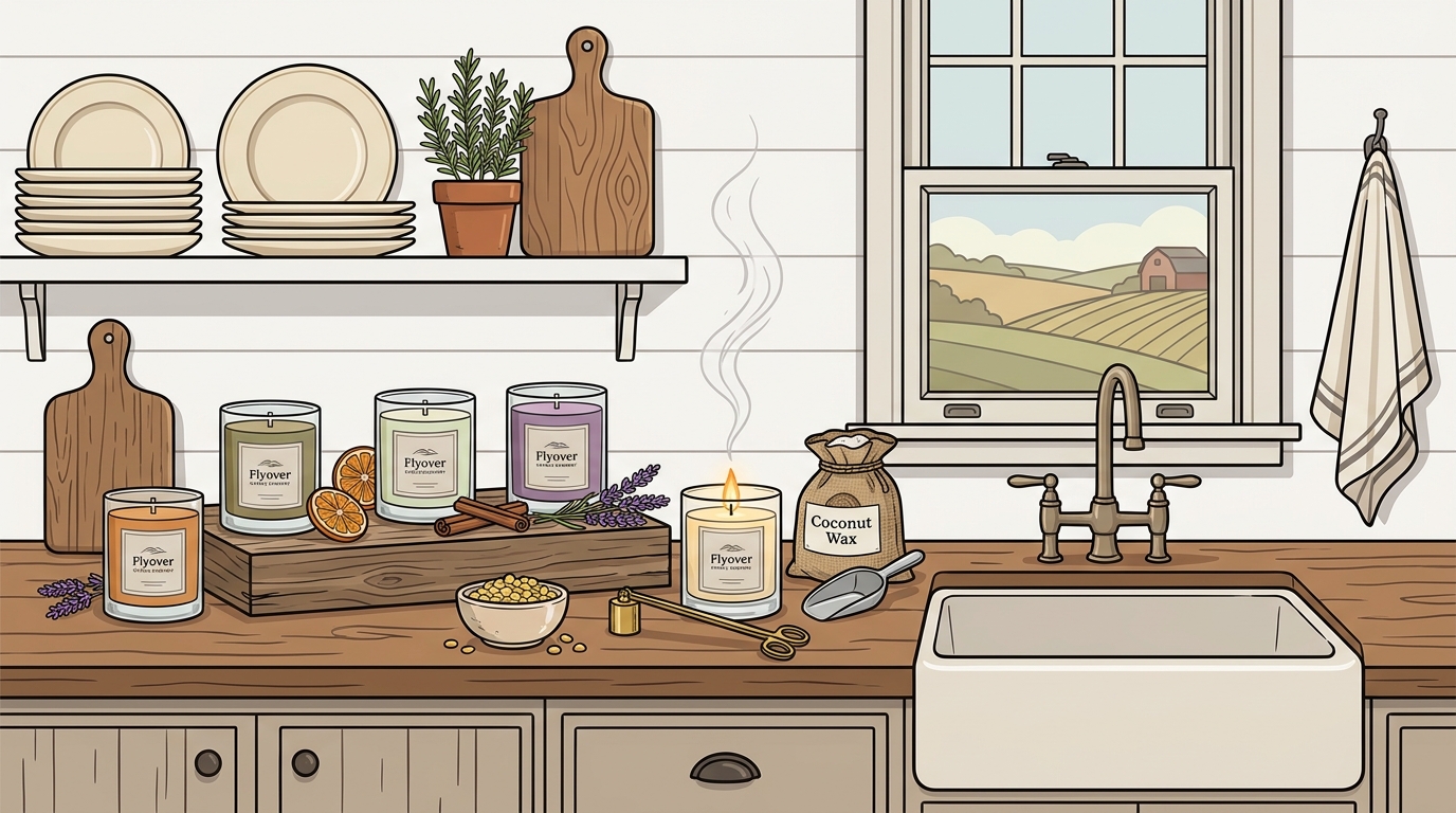 Natural Fragrance Candles for Your Farmhouse-Style Kitchen: Reju