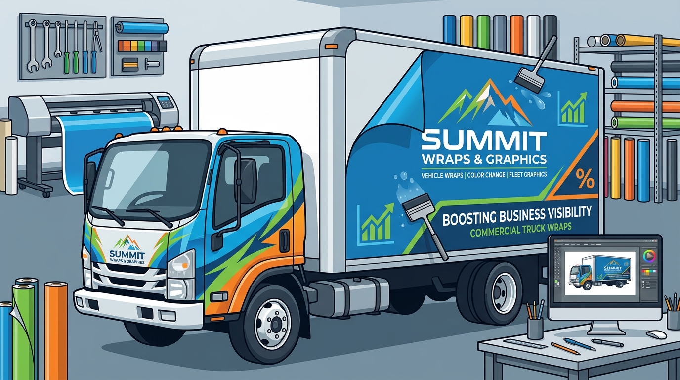 Boosting Business Visibility: How Vehicle Wraps on Commercial TR