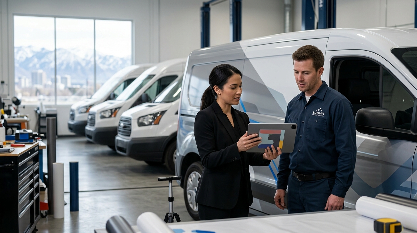 Getting a Quote for Commercial Fleet Wraps in Salt Lake County:A