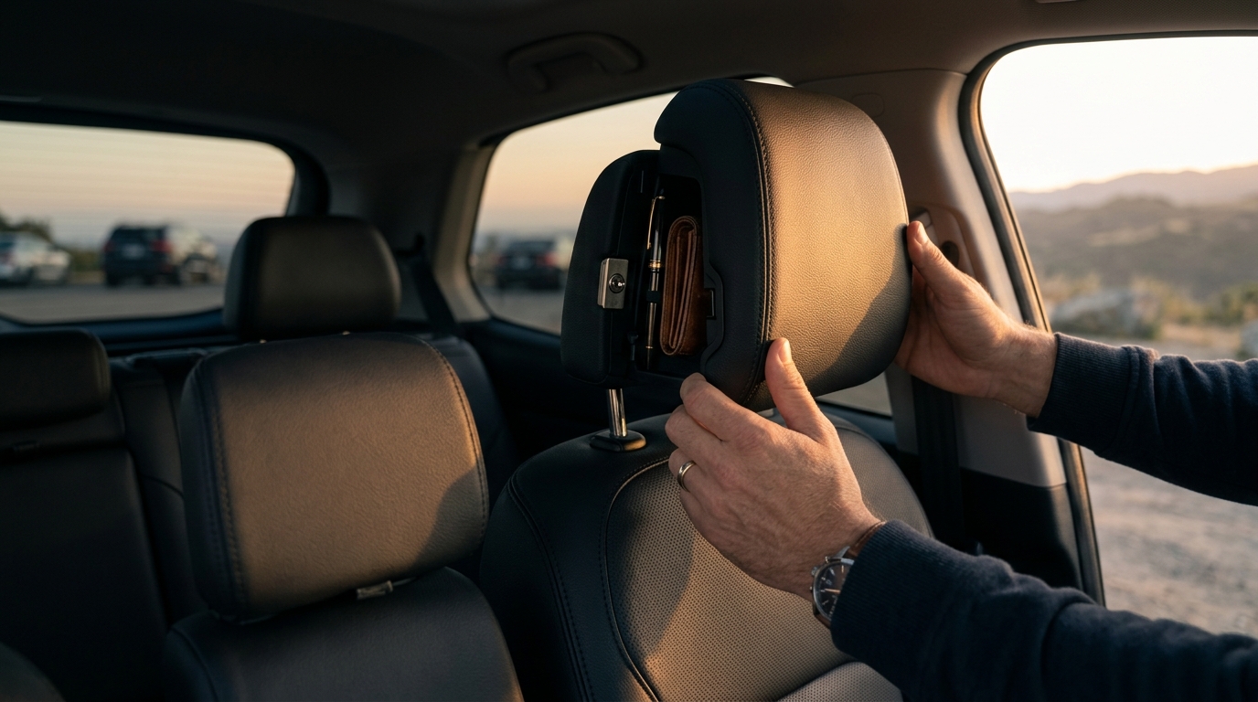 Hidden Headrest Safes: Price Range and Features