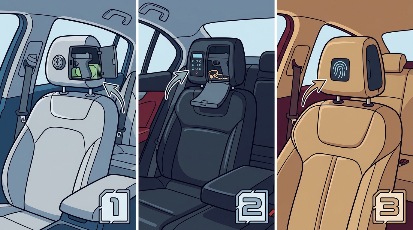 Discreet Gun Safe Solutions for Sedans: A Review of The Headrest