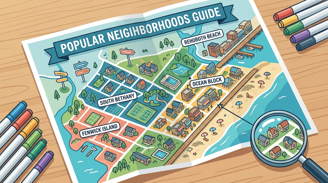 Popular Neighborhoods in Bethany Beach: A Comprehensive Guide