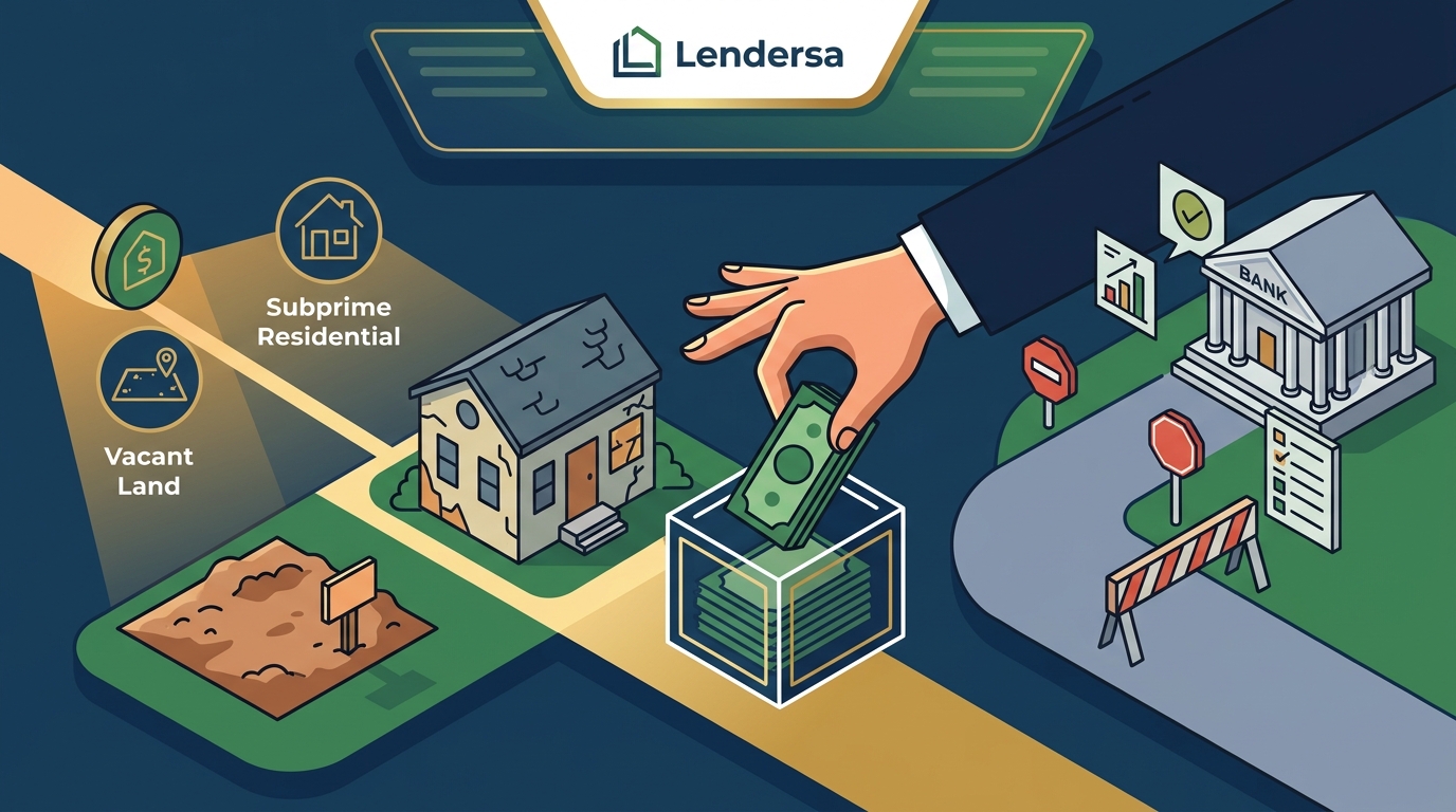 Direct Hard Money Lenders for Vacant Land and Subprime Residual:
