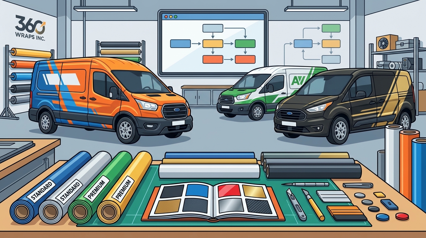 Choosing the Right Material for Your Commercial Vehicle Wrap: A