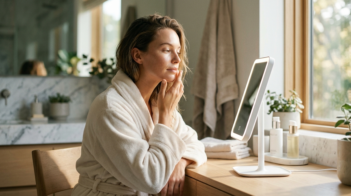 The Radiant Glow of LED Lighted Mirrors: Unveiling Skin Care Sec