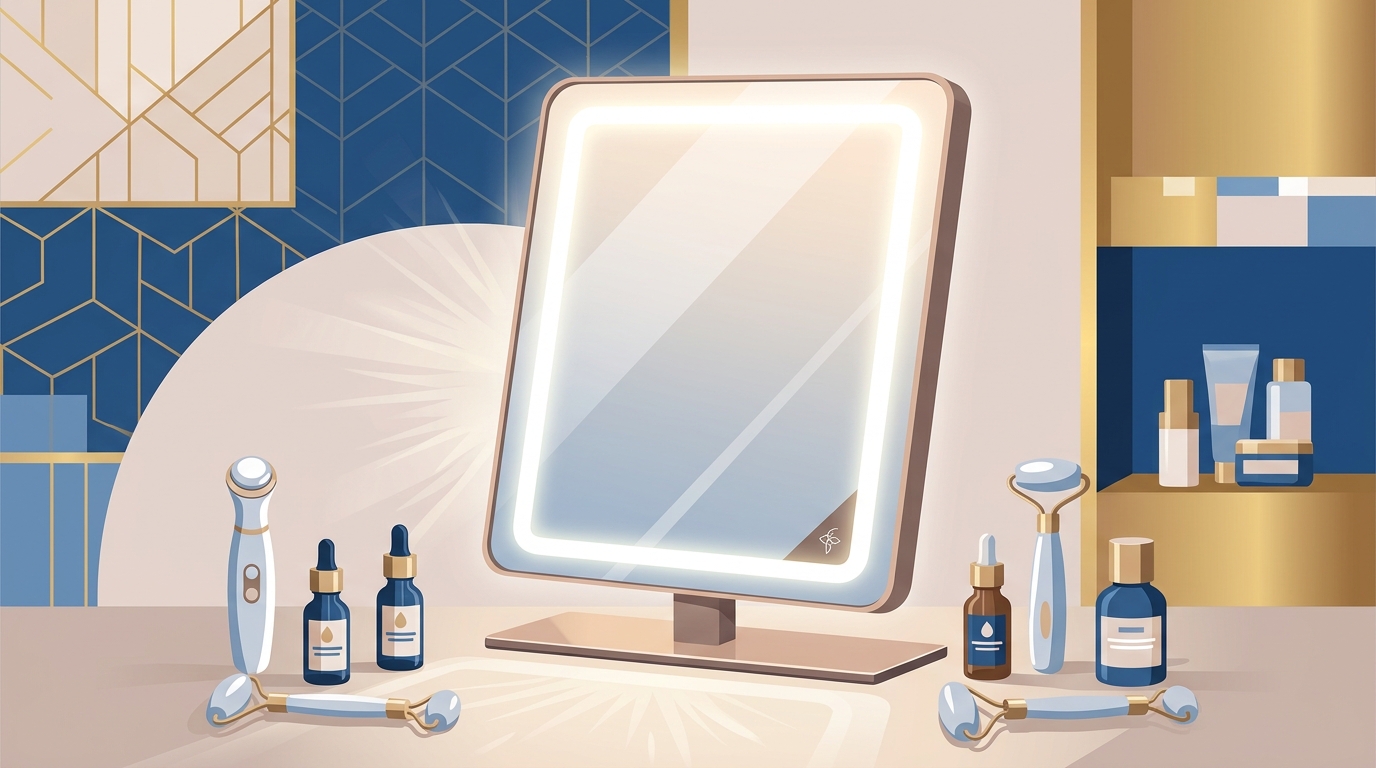 The Radiant Glow of LED Lighted Mirrors: Unveiling Skin Care Sec