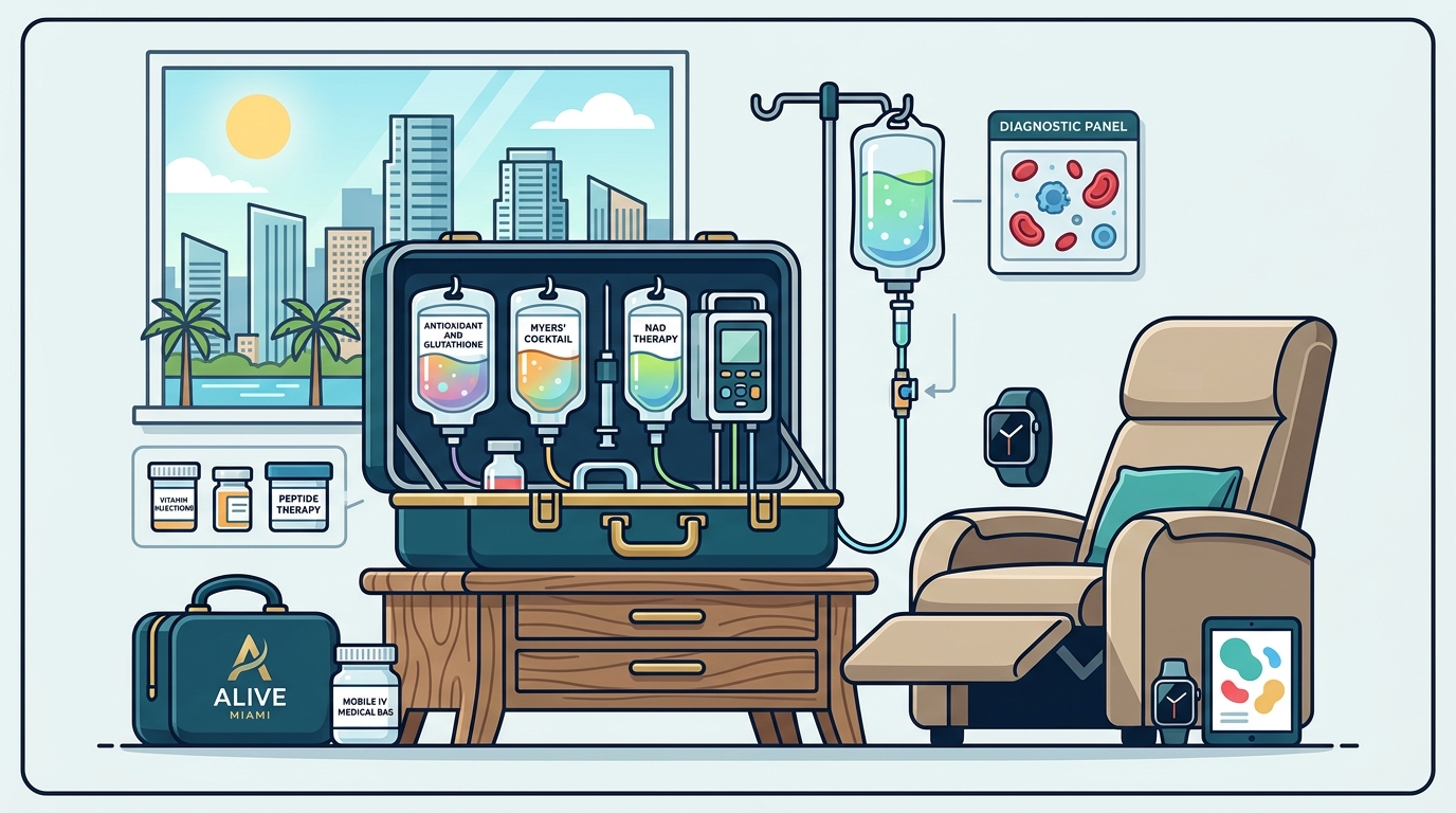 Mobile IV Therapy in Miami and Brickell: Top Providers and Benef