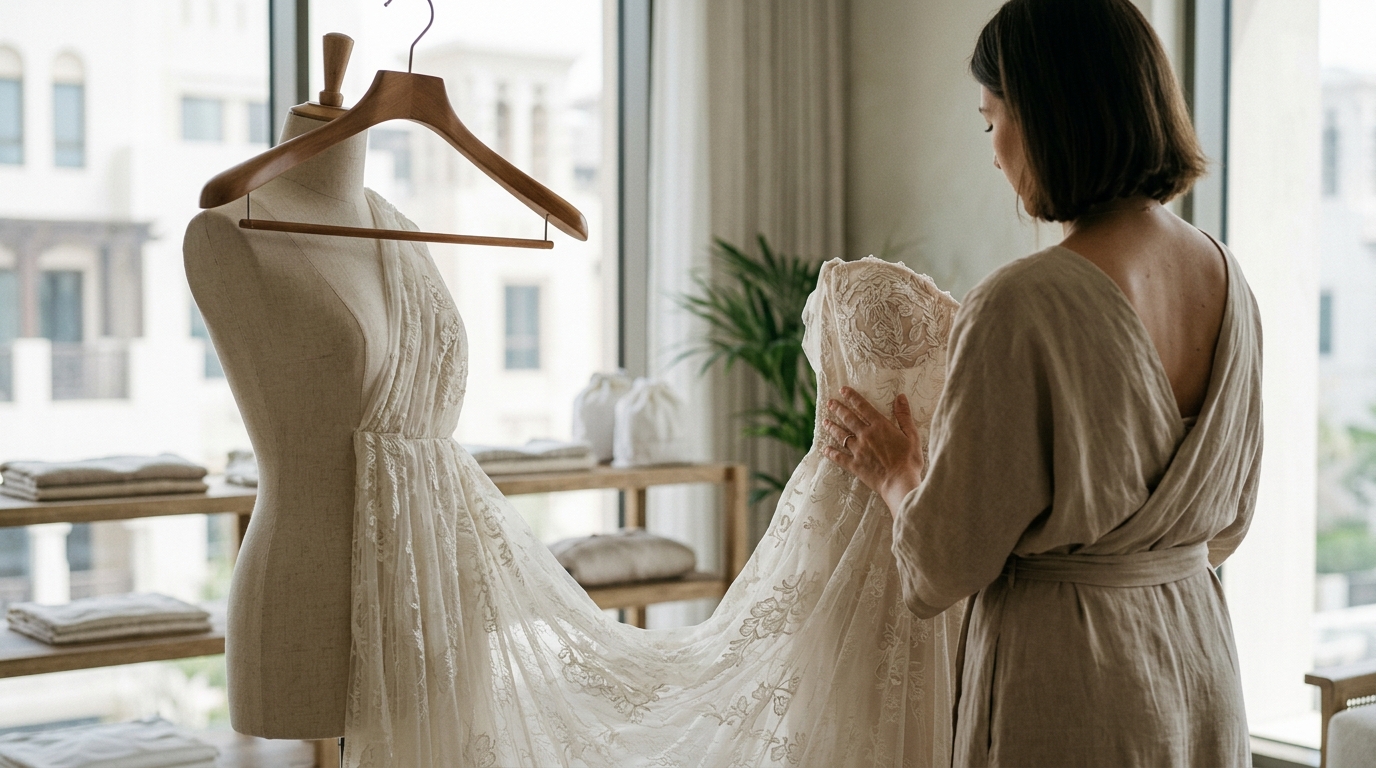 Professionally Cleaning Your Wedding Dress in Dubai: A Guide to白