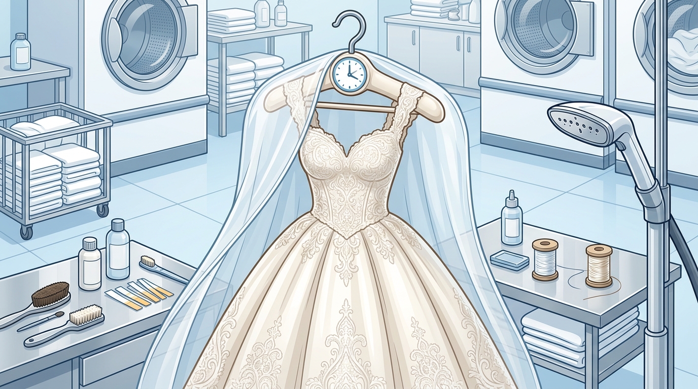 Professionally Cleaning Your Wedding Dress in Dubai: A Guide to白