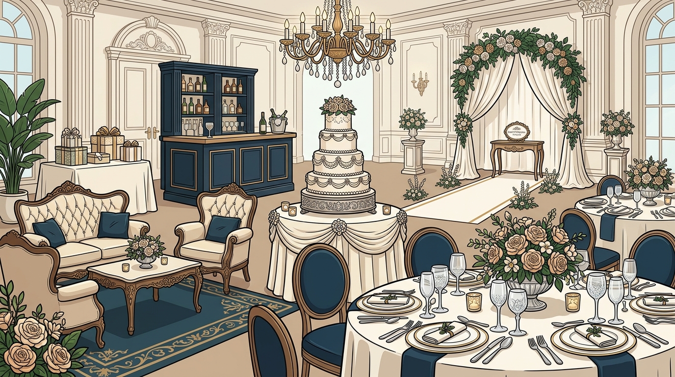 High-End Amenities at Knotting Hill Place: Dallas' Premier Weddd
