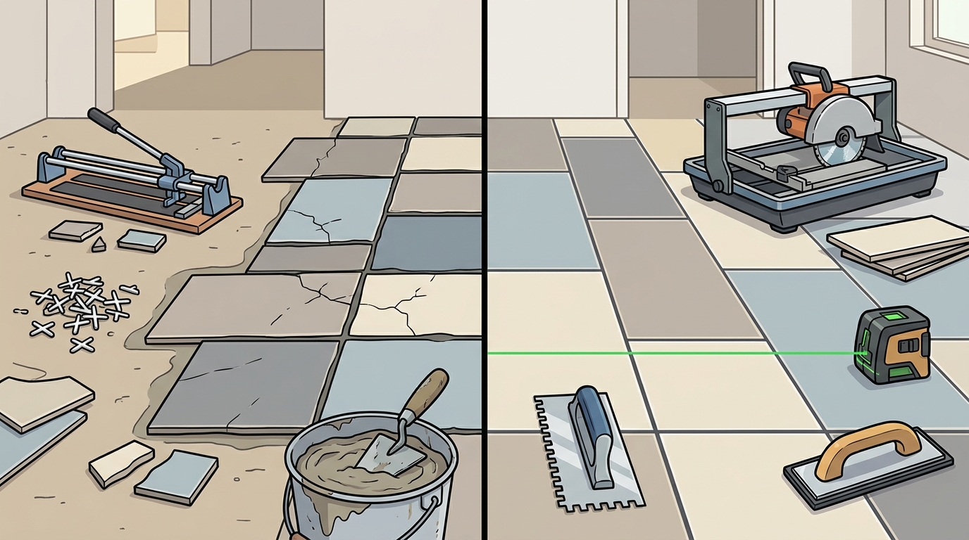 DIY Tile vs. Pro Install in Southern California: Cost & Quality