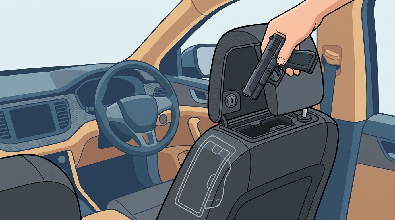 Can I Hide a Gun in My Car Headrest? Secure Storage Guide