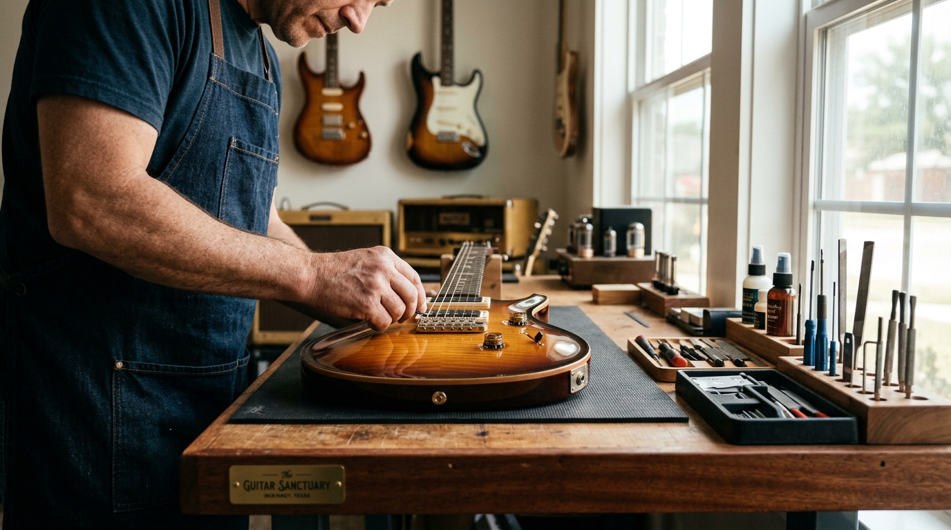 Professional Guitar Setup & Repair Near McKinney | Guitar Works