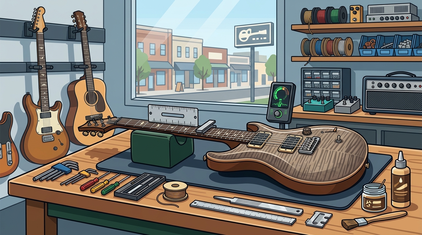Professional Guitar Setup & Repair Near McKinney | Guitar Works