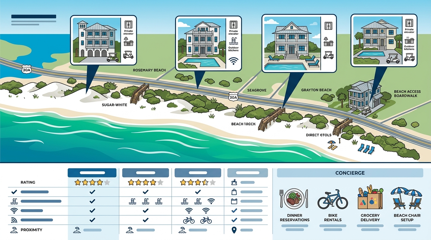 Top-Rated 30A Vacation Rentals: Luxury Guide & Communities
