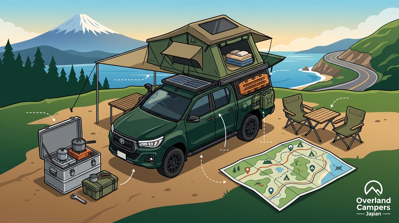 Best Premium Camper Van Rental in Japan: Overland Campers Japan