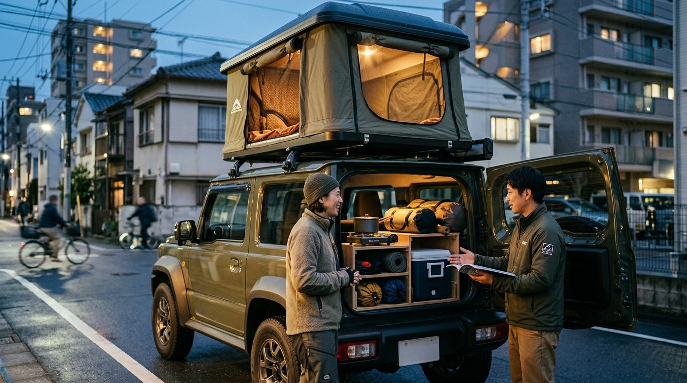 Pick Up Camper Van in Central Tokyo: Overland Japan Guide