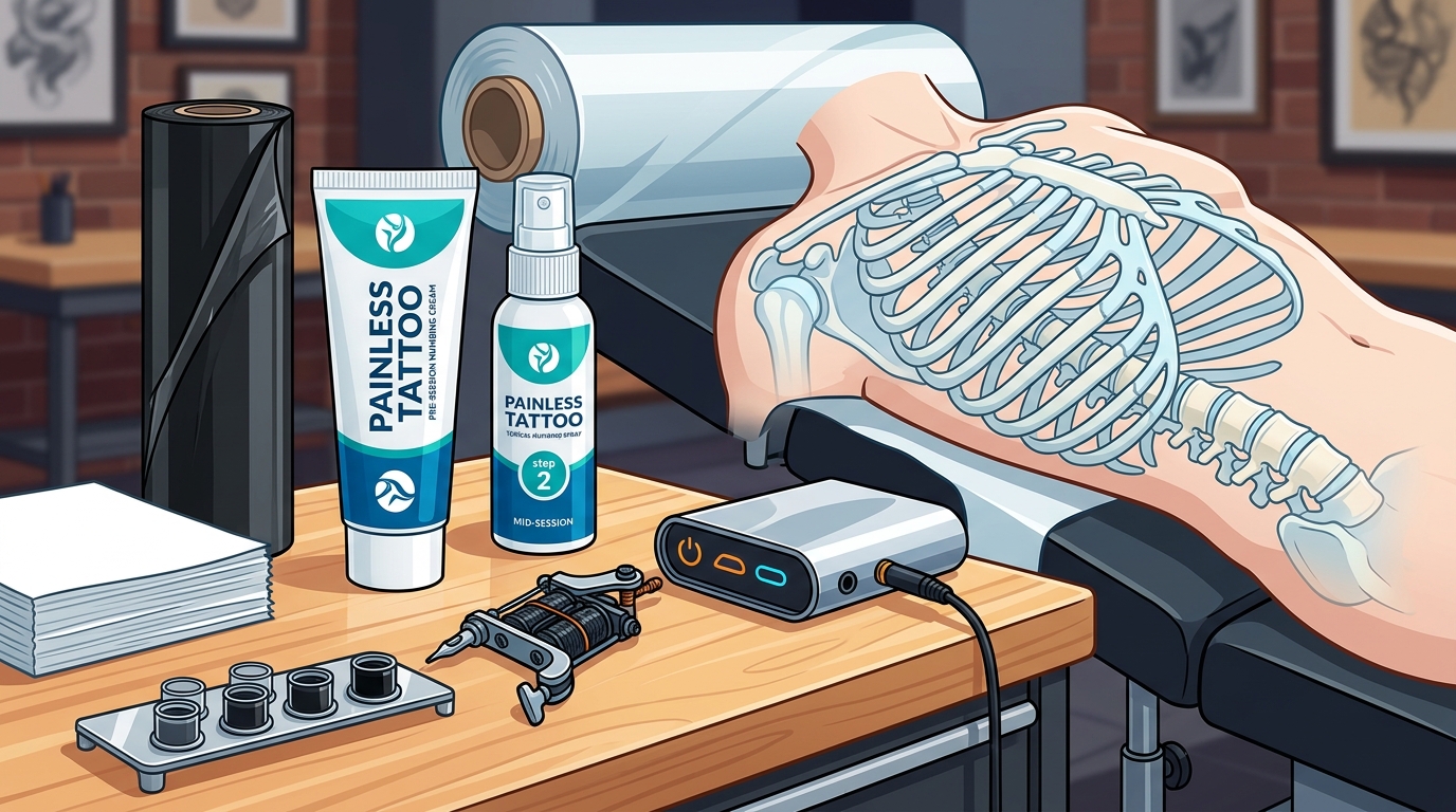 How to Reduce Pain During a Rib or Spine Tattoo