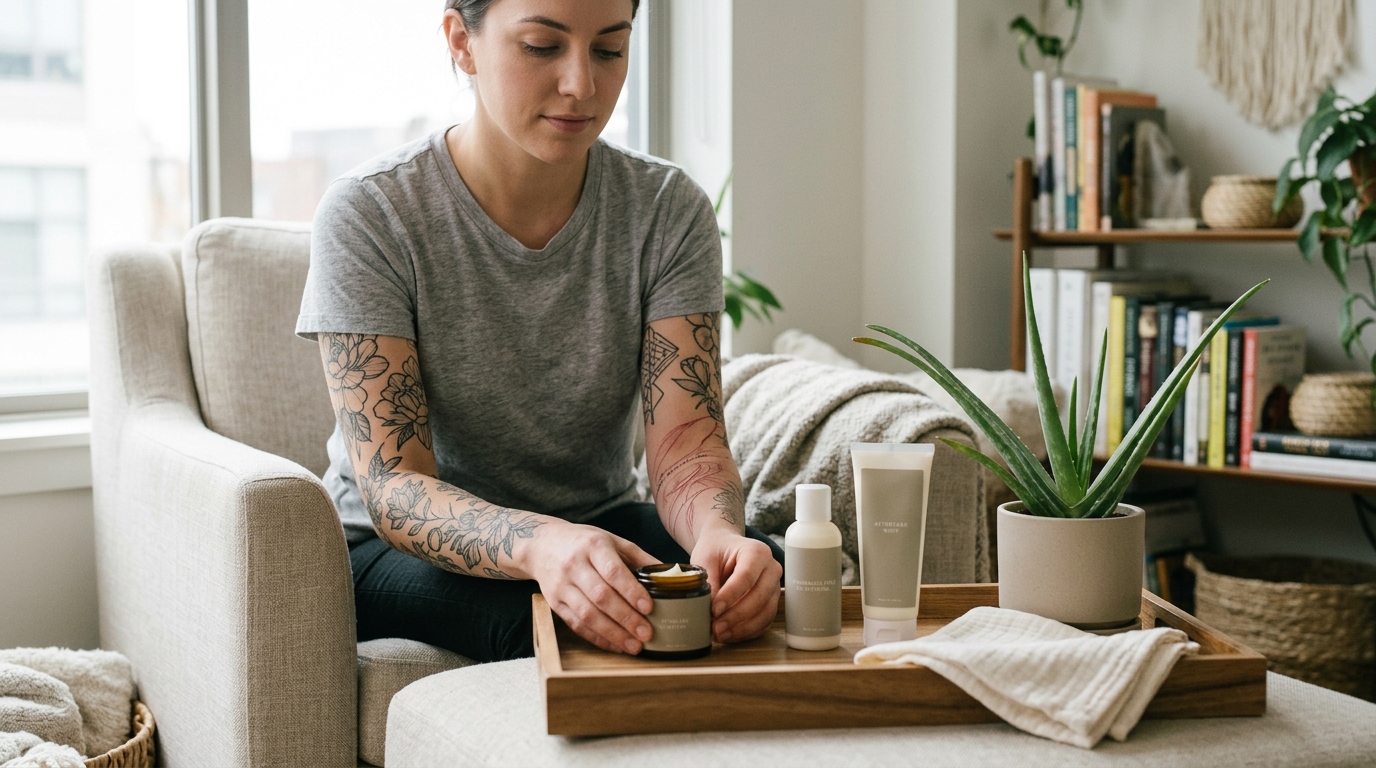Sensitive Skin Tattoo Aftercare: A Gentle Routine Guide