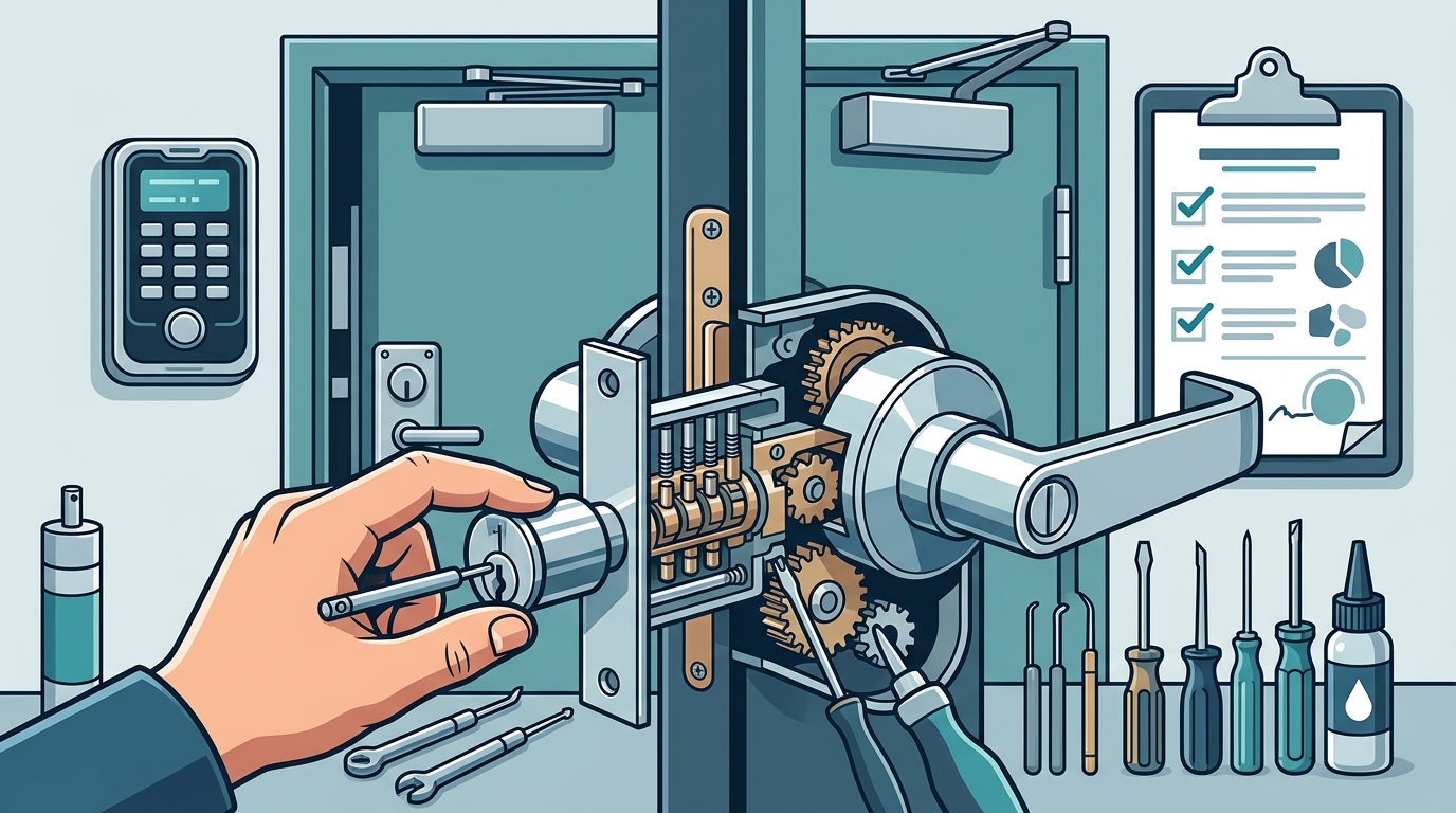Can a Locksmith Repair High-Security Commercial Door Hardware?